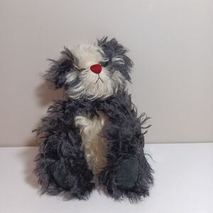 Annette Funicello Sushi adorable limited edition Mohair panda  Bear 10" With Pin